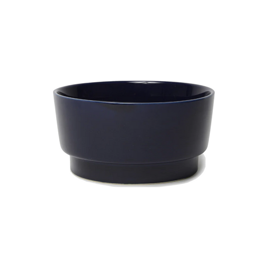 Waggo Midnight Gloss Ceramic Dog Bowl