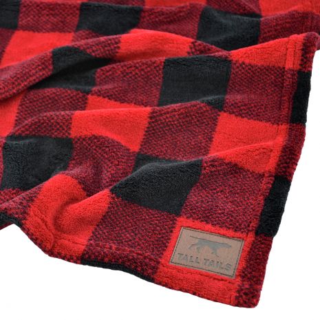 Tall Tails Hunter's Plaid Dog Blanket 30x40"